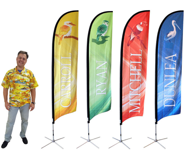 Feather Promotional Double Sided Printed Flags