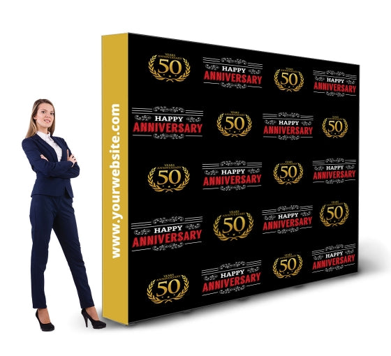 Pop-Up Fabric Backdrop Display