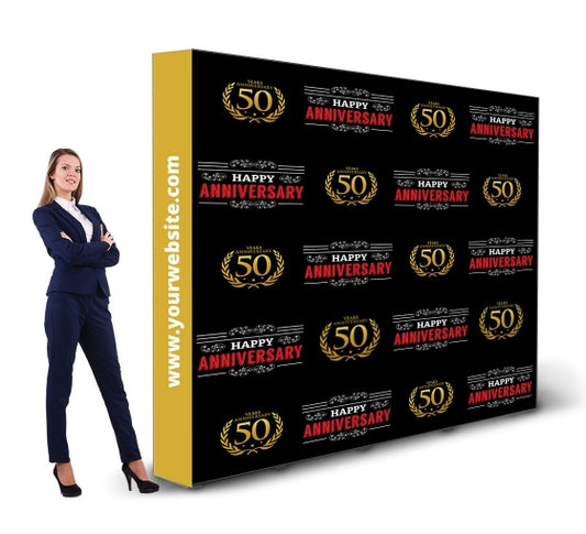 Pop-Up Fabric Backdrop Display