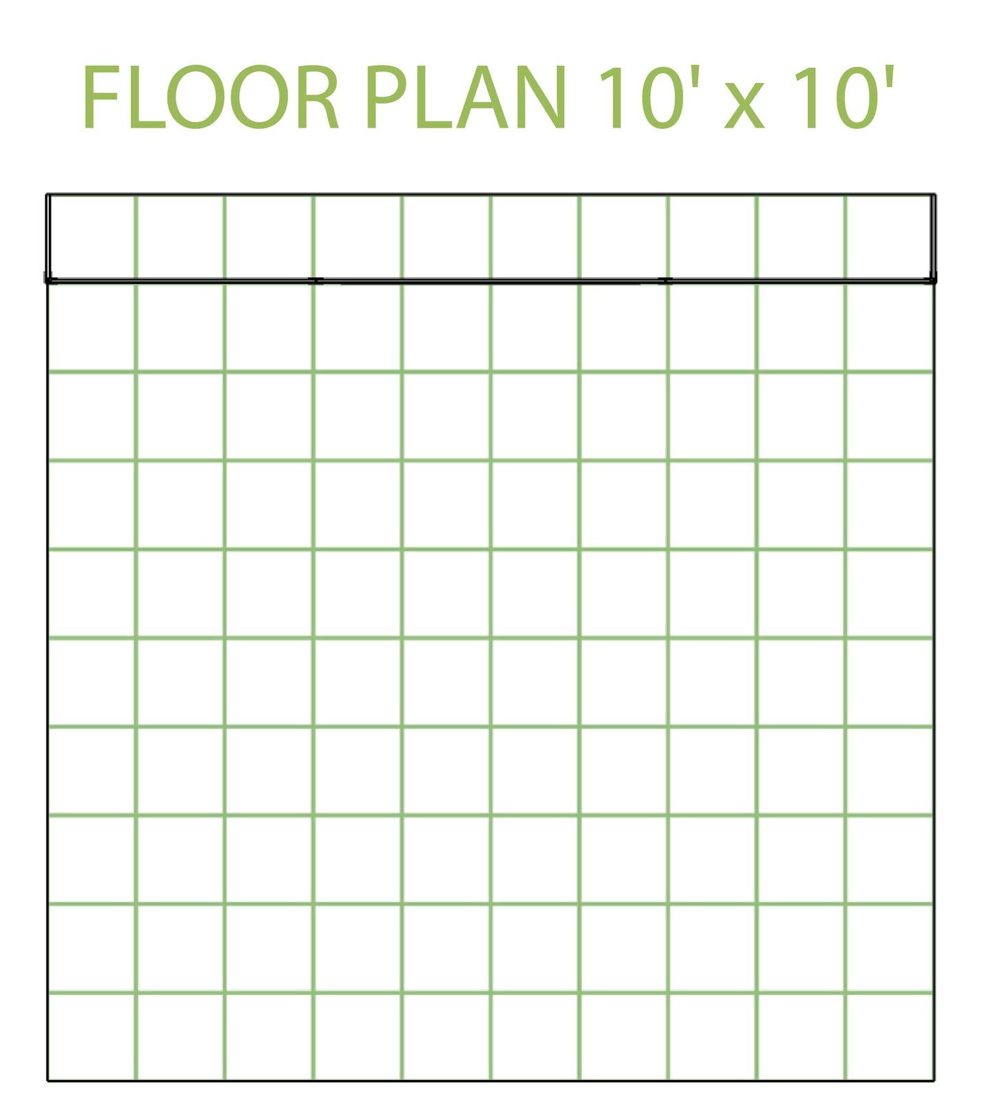 10 Feet Flat Backdrop