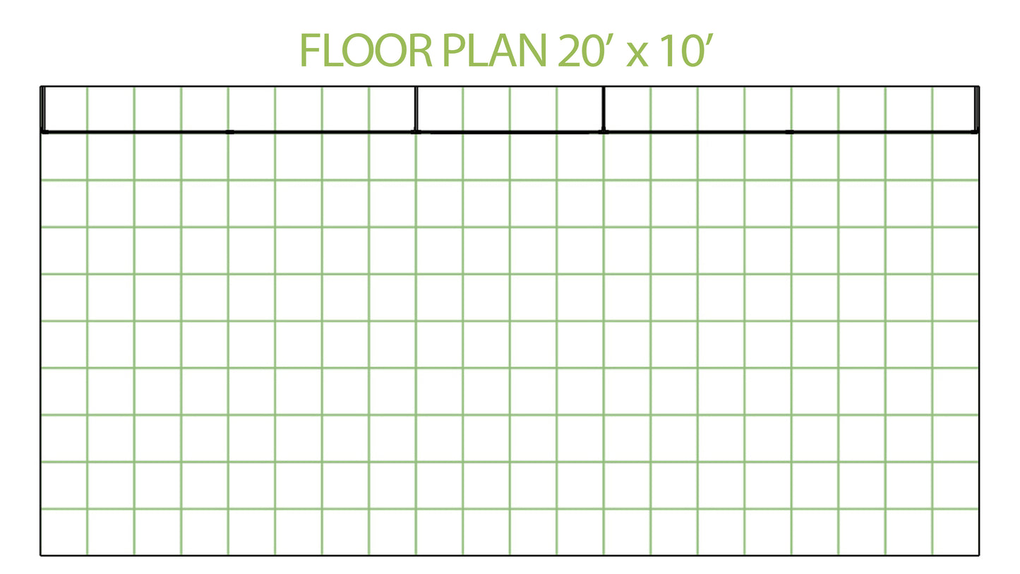 20 Feet Flat Backdrop