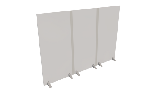 12 Feet Flat Backdrop with Standee Bases