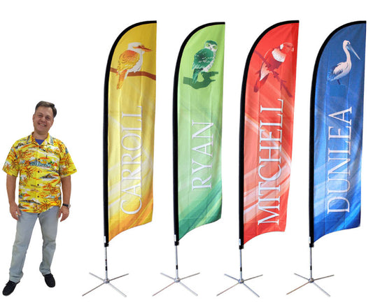 Feather Promotional Double Sided Printed Flags